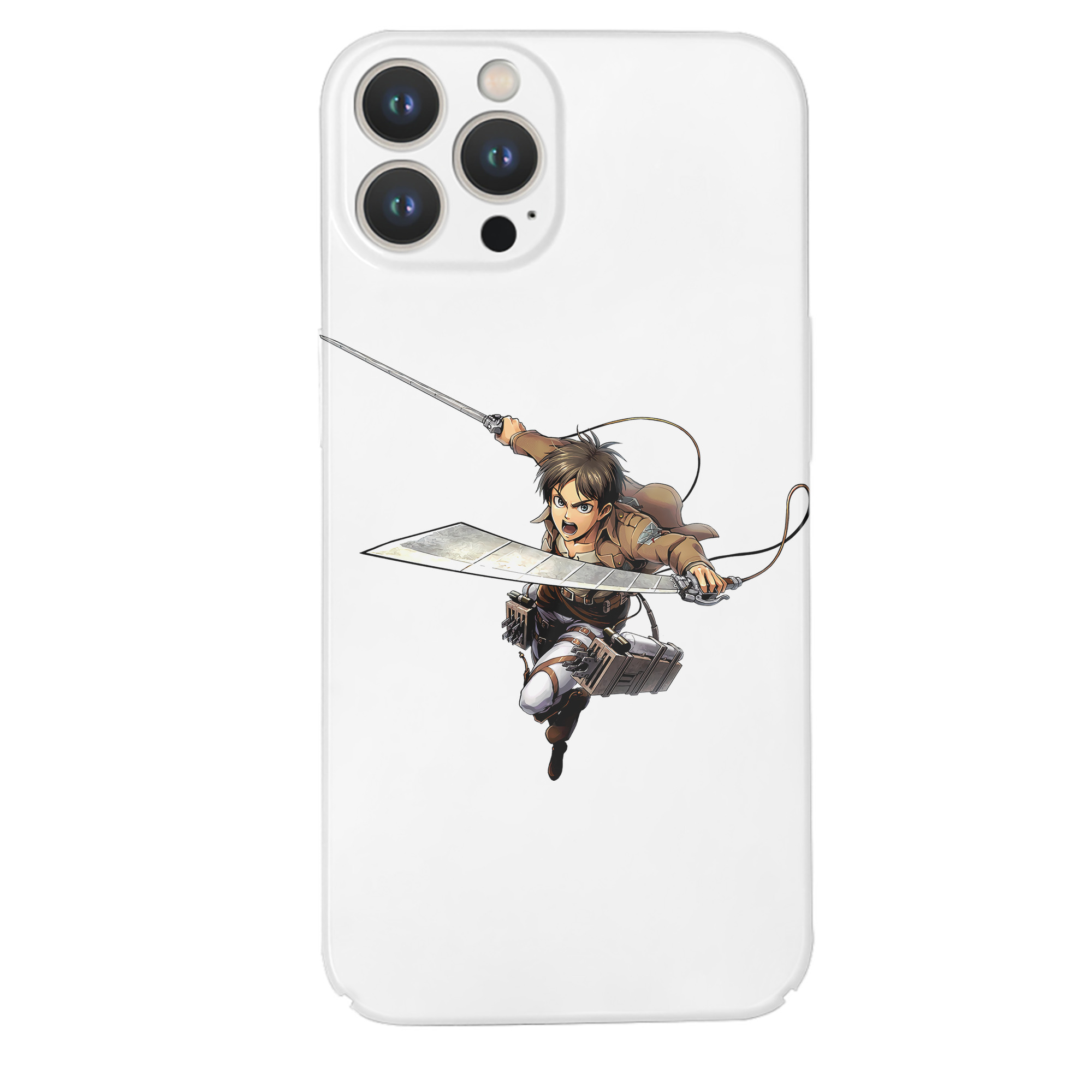 （画像用） 進撃の巨人 エレン･イェーガー Attack on Titan Eren Jäger 【iPhone 14シリーズ対応】ハードケース